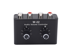 Aetheria caixa de Controle de Volume 3.5mm com Ajuste de Equilíbrio e Seletor Estéreo