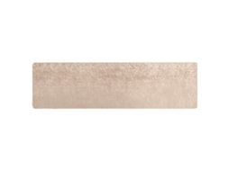 Conjunto 1 Tapete Runner Vidaxl Bege Poliéster (100 X 400 Cm)