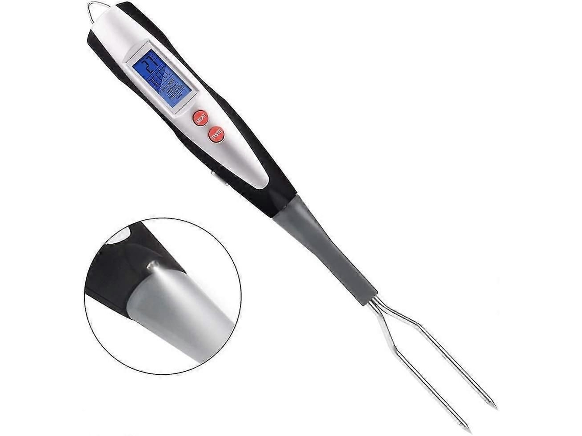 Garfo Termômetro para Carne, Churrasco com Digital, Digital Cozinha, L Eitura Instantânea, GOKOCO