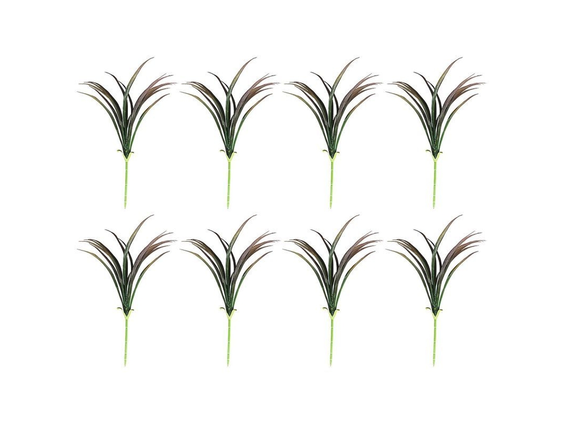 Conjunto De 8 Buquês De Narcisos Artificiais Realistas E De Baixo Manutenção Simulados Com Trabalho Fino Marrão Claro