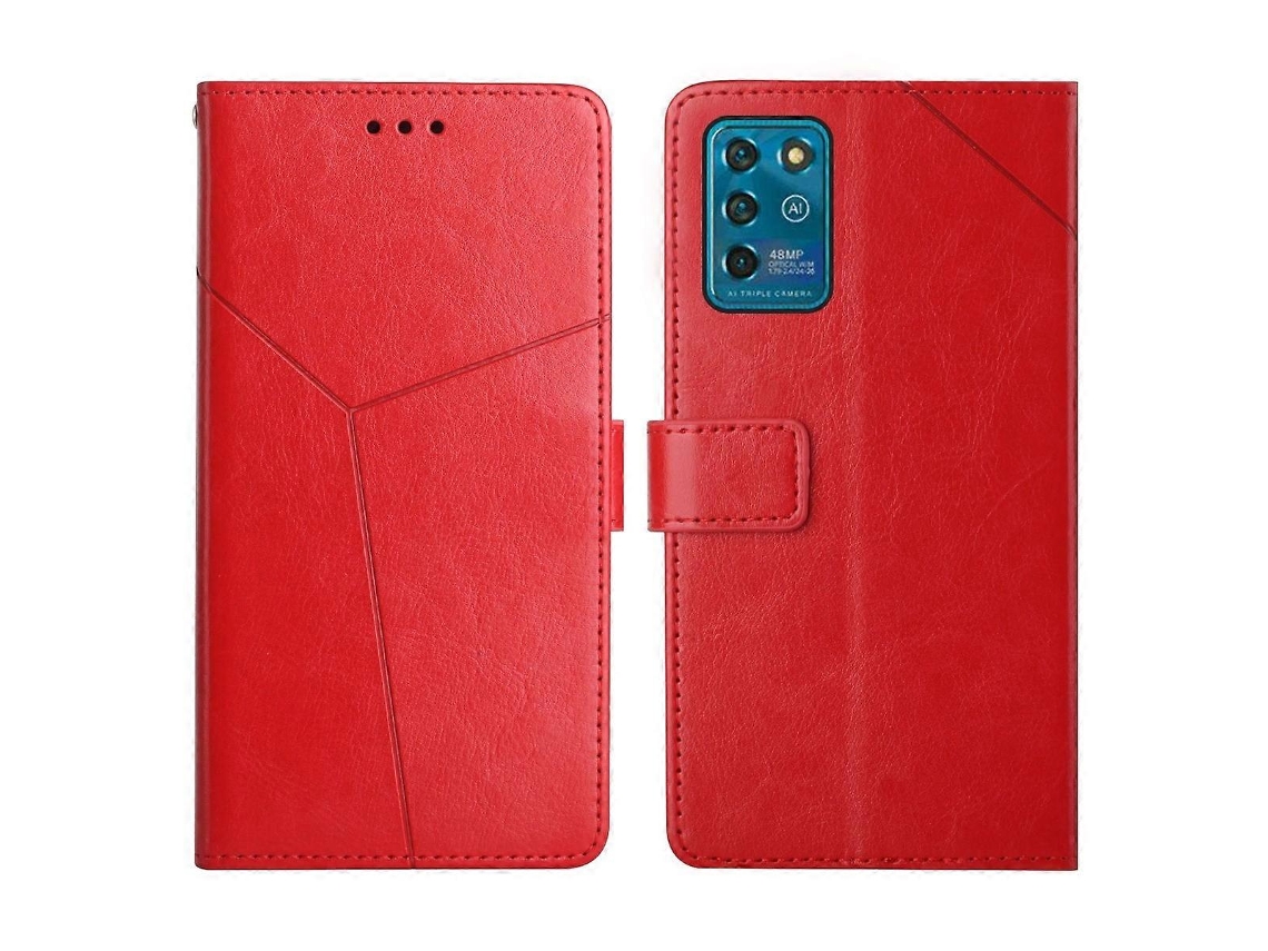 Capa De Couro Flip Horizontal Com Costura Para Zte Blade V30 Vita Y