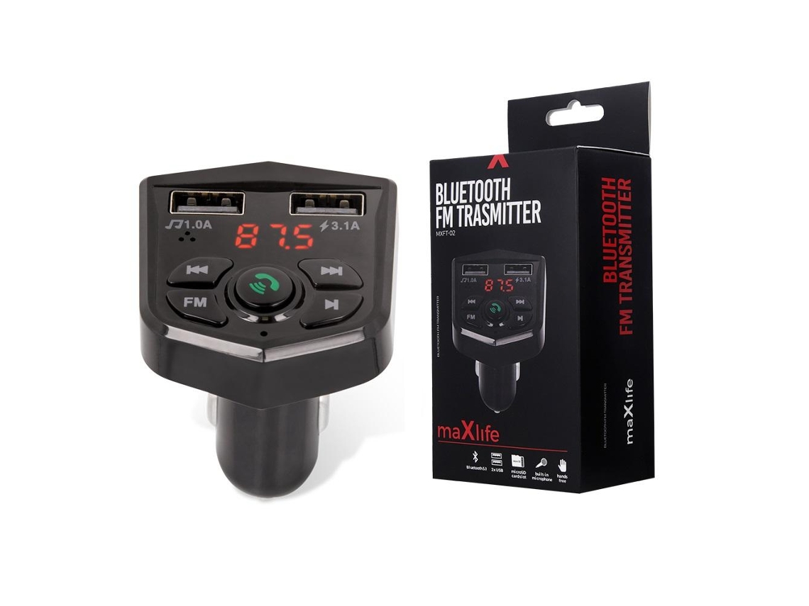Transmissor Fm Bluetooth Veicular, Carga Rápida, Mp3