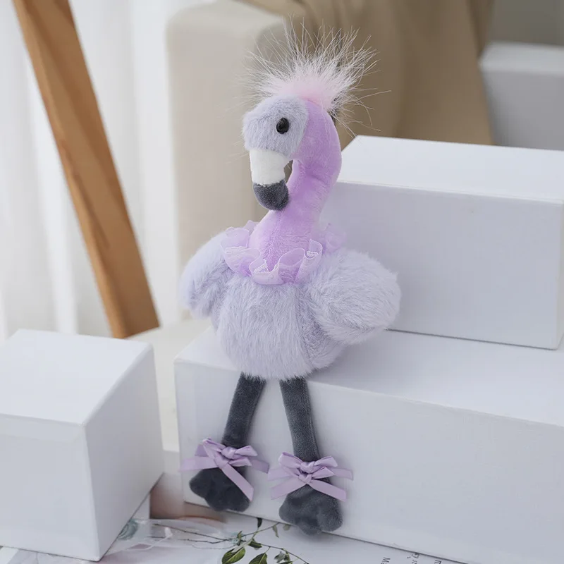 (roxo) Novo Chaveiro De Pelúcia De Flamingo