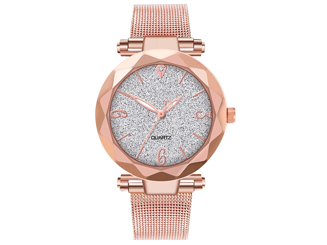 Reloj De Cuarzo Para Hombre Y Mujer Con Correa De Acero Dial Colorido Pareja Casual Gris