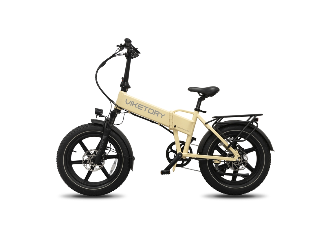 Lithor Ebike Fatbike Dobrável Creme VIKETORY