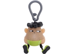 Brinquedo antiestresse SFUSHOS de silicone chaveiro e pingente para mochila com pinça