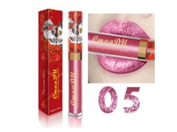 Bálsamo Labial Cremoso De Perla Mate De Longa Duração Hidratante Gloss Maquiagem Cosmético (05)