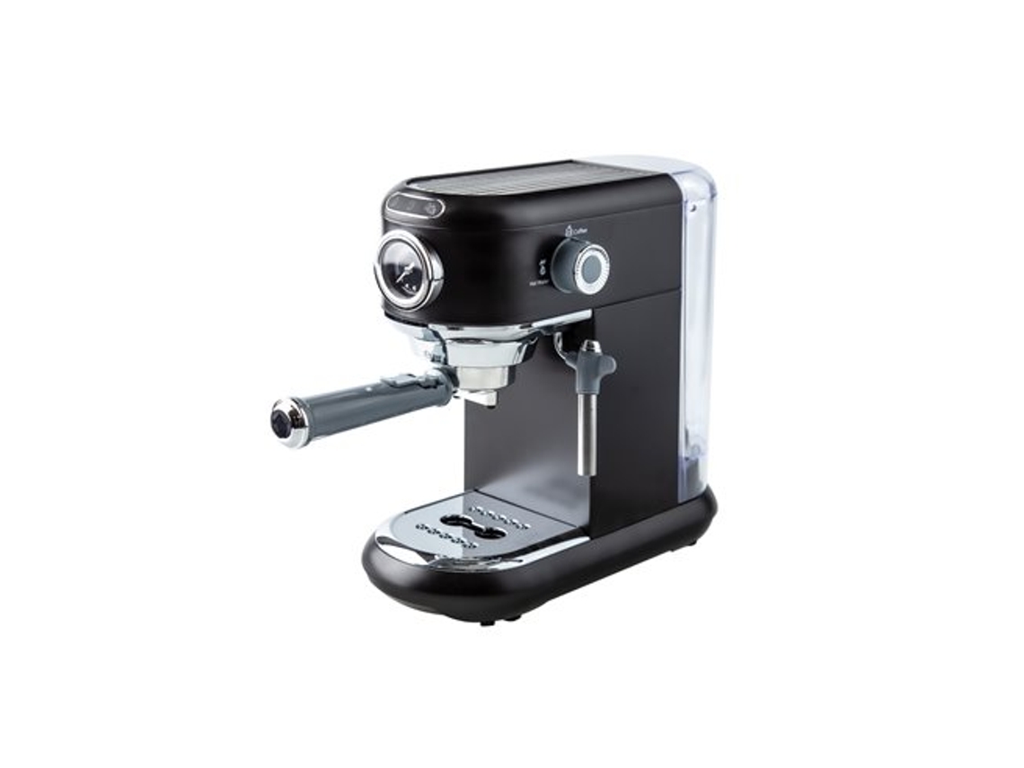 Cafeteira Expressa Küken 15 Bar 1 Litro 1500w Preta Kuken Vintage