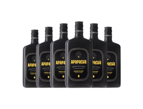 Tequila APAPACHA Apapacha. Crema Agave Mango (0.7 L - 6 Unidades)