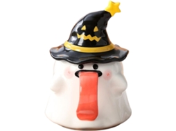 Copo Térmico De Halloween Caneca De Leite Para O Café Da Manhã Caneca De Chá De Cerâmica Em Form Gokoco