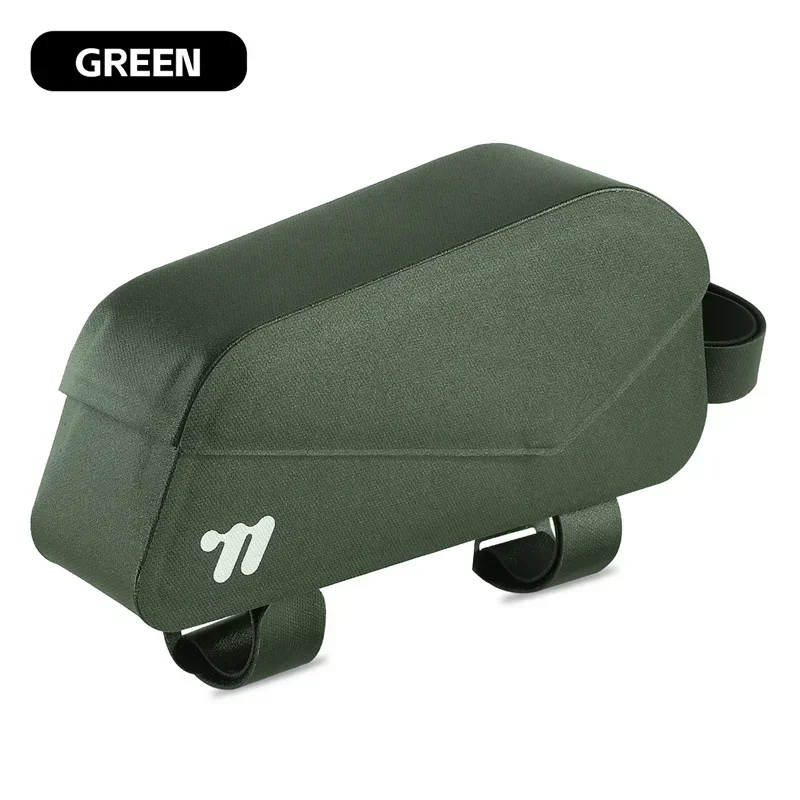 Bolsa MDUG para bagageiro dianteiro, impermeável, 1 litro, verde