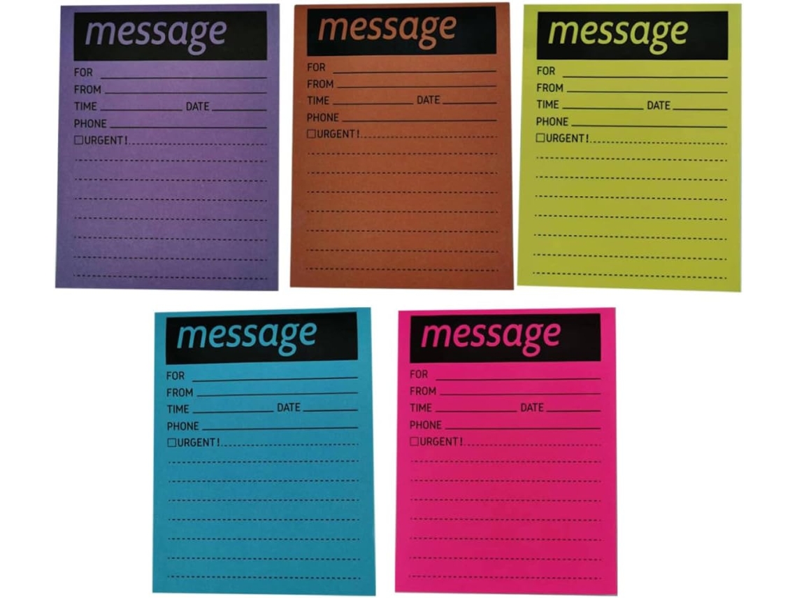 Bloco De Notas Colagem Automática De Mensagens Coloridas Em Papel Para Notas