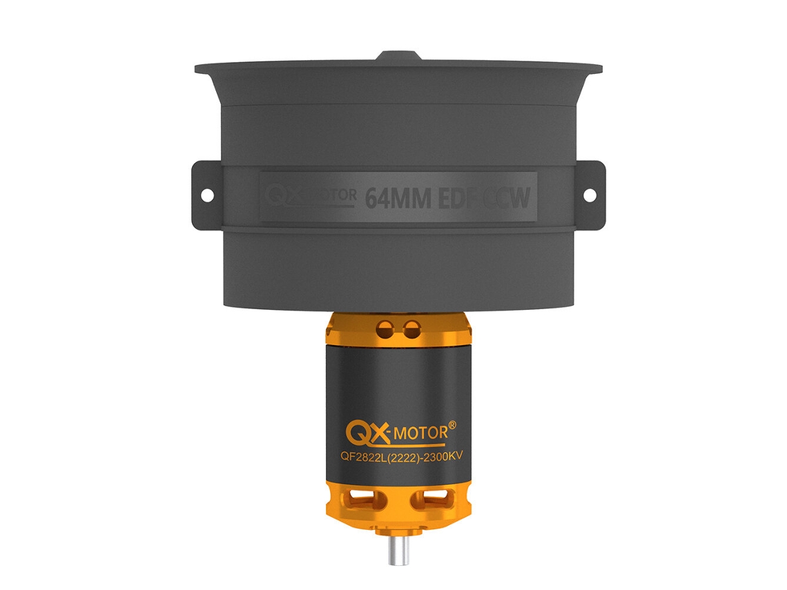 Ventilador Canalizado Qx Motor De 64 Mm Com 12 Pás, Unidade Edf Cw/ccw Com Para Avião Rc A Jato