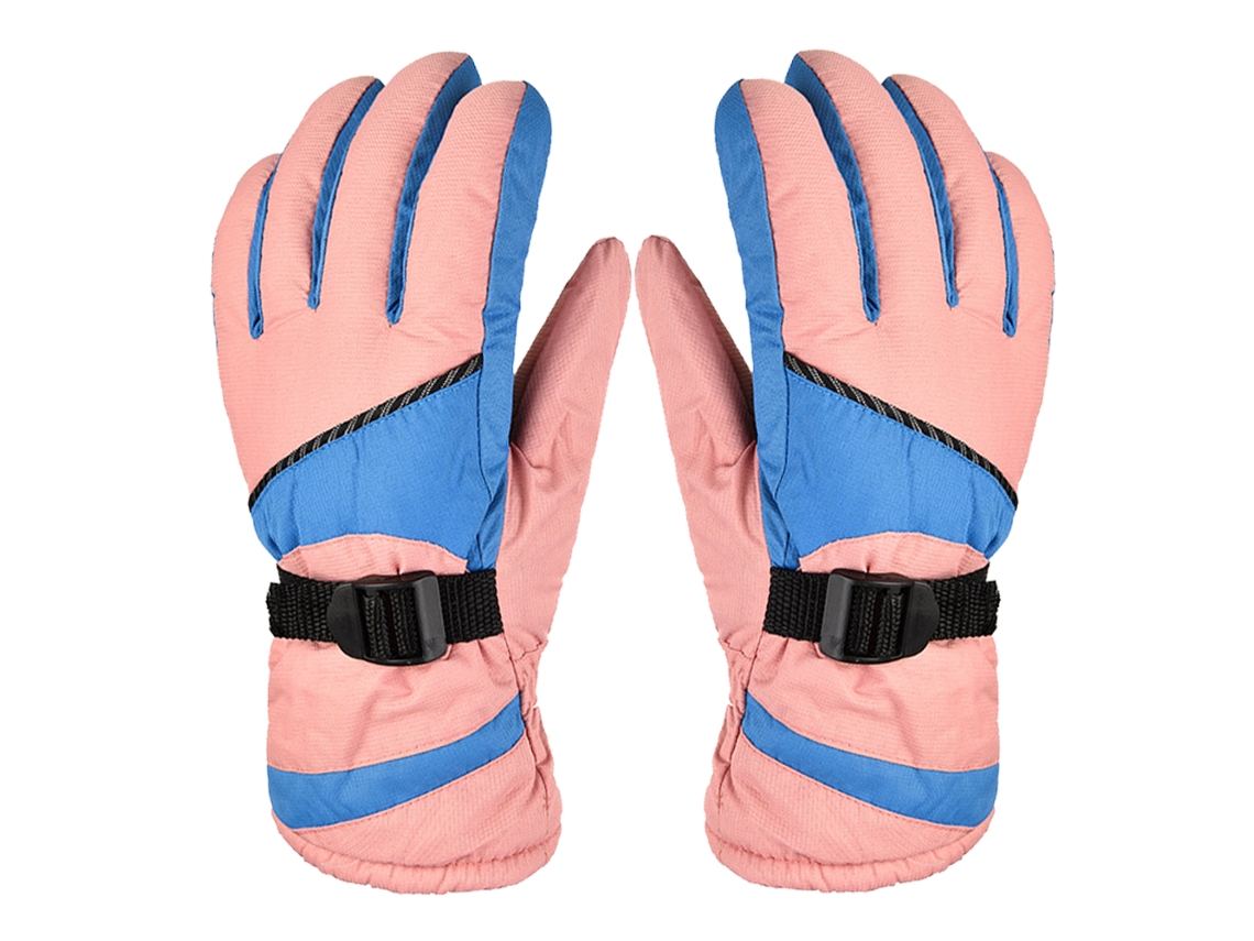 Luvas De Esqui Com Tela Sensível Ao Toque, Quentes, Impermeáveis, Espessantes, Adulto, Frio, Inverno, Ao Ar Livre, Rosa Aquaforge