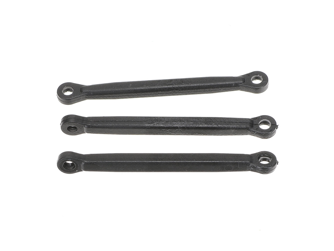 Conjunto de bielas de ligação inferiores para helicóptero RC Eachine E186 E190 E190 Pro E190s MDUG (preto)