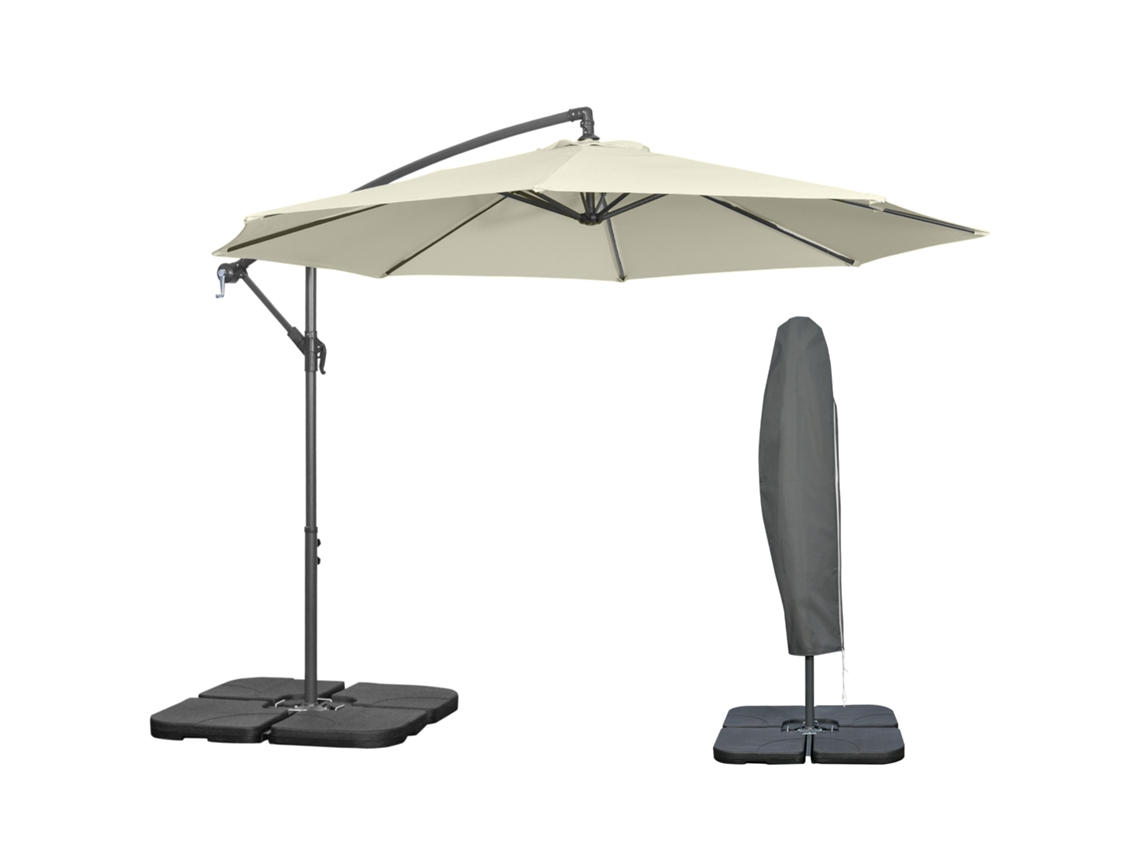 Guarda sol Praia Ø150cm Dobrável com Ancora e Bolsa DECORALAR TECH