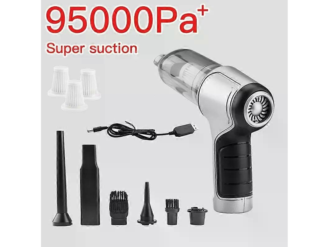 Aspirador De Pó Sem Fio Para Carro 95000pa, Aspirador De Pó Úmido E Seco, Aspirador De Pó Portátil Sem Fio Para Carros, Mini Aspi Aquaforge