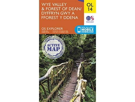 Livro Wye Valley Amp Forest Of Deane De Ordnance Survey (inglês)