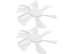 Hélices De Reposição Para Ventilador Em Plástico Branco, Leves E Duráveis.