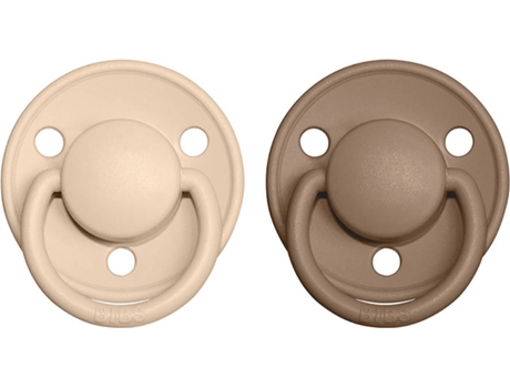 Chupetas de Lux  Vanilla Dark Oak (2pzs. 6-18m)