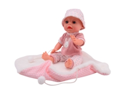 Boneca Baby Rose Deluxe 35 Cm. 27713 Johntoy