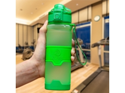 Garrafa de Água Esportiva Portátil de 1000ml, Livre de Bpa, Ecológica e Resistente À Corrosão. MDUG (verde)
