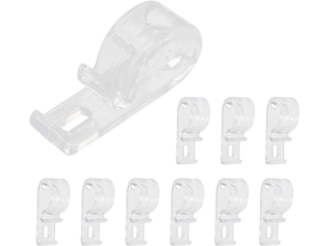 Ganchos De Fixação Para Persiana Rolo, 10 Peças, Pom Branco