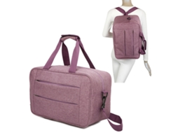 Mala de Cabine RAYKONG Convertível em Mochila Ryanair Roxo (40 x 20 x 25 cm - 20L)