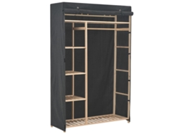 Vidaxl Roupeiro 110x40x170 Cm Tecido Cinzento