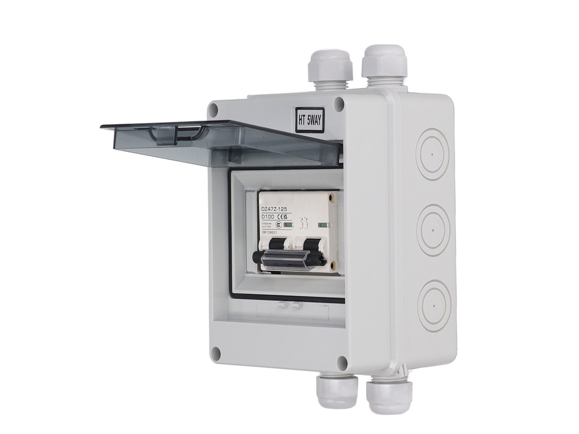 Laxiscreed Disjuntor Miniatura Dc 2p Para Sistemas Fotovoltaicos