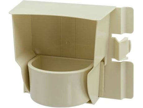 Comedouro para Aves  70271 (Bege - 16.5 x 9.5 x 14 cm)