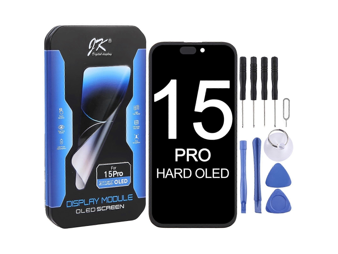 Tela Oled Rígida Jk Para Iphone 15 Pro