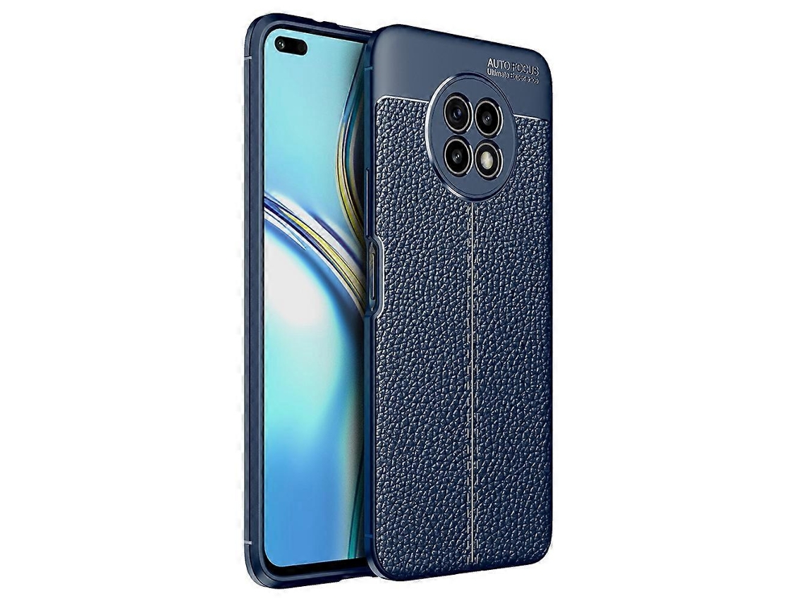 Capa De Tpu Resistente A Impactos Com Textura De Lichia Para Honor X20