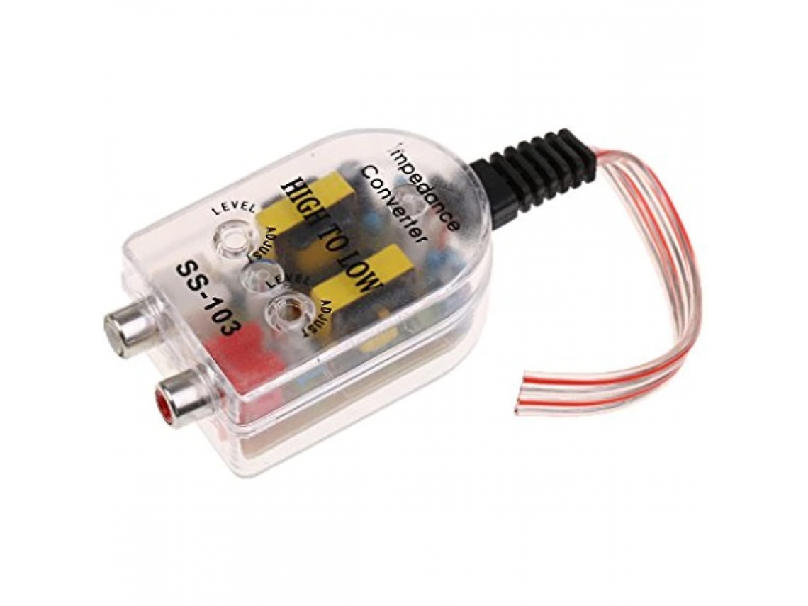 Adaptador De Alto, Falante Para Saída Rca De Alto Nível Baixo
