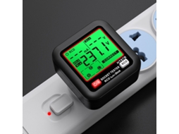 Tester de tomadas GFCI de alta precisão com display LCD | S/MARCA