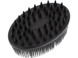 Escova De Banho Dupla Face Silicone Sherchpry Para Bebês, Preta, Escova De Cabelo E Massageador Corporal Para Banho