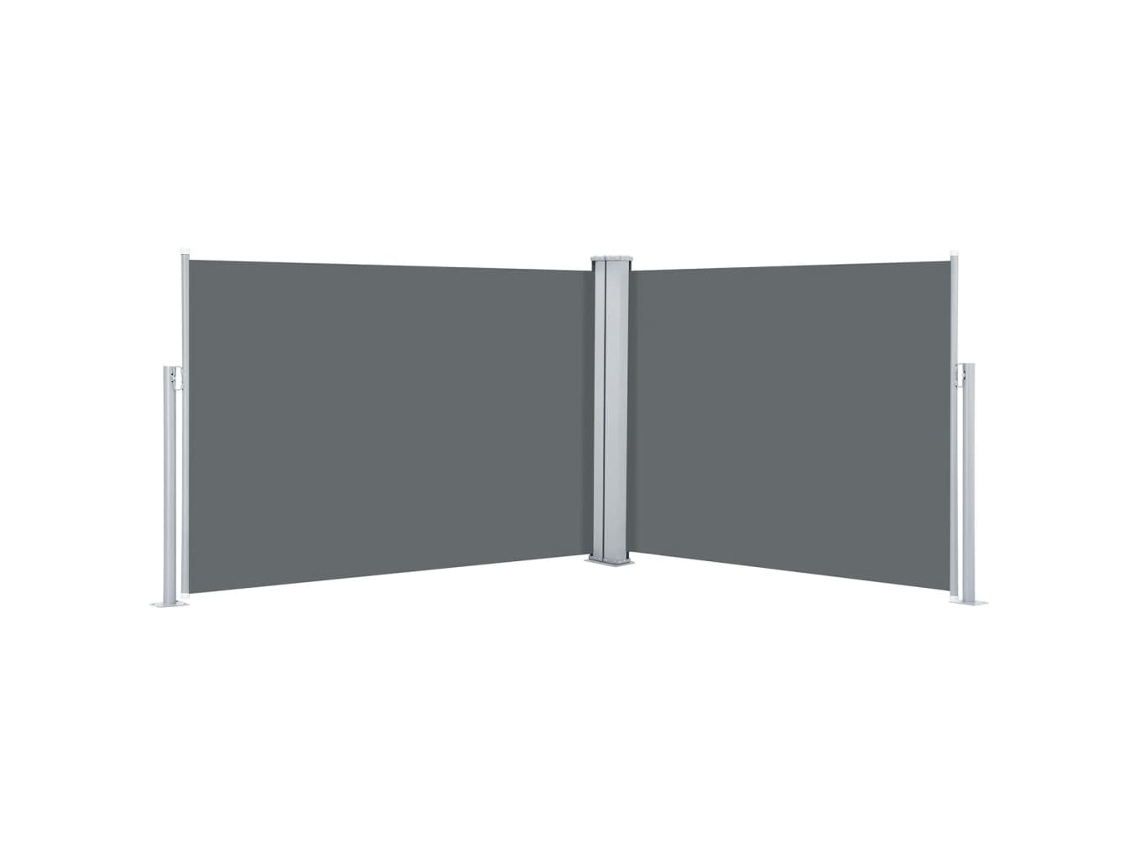 Side Awning, Side Awnings Vidaxl Antracite Poliéster (117 X 1000 Cm)