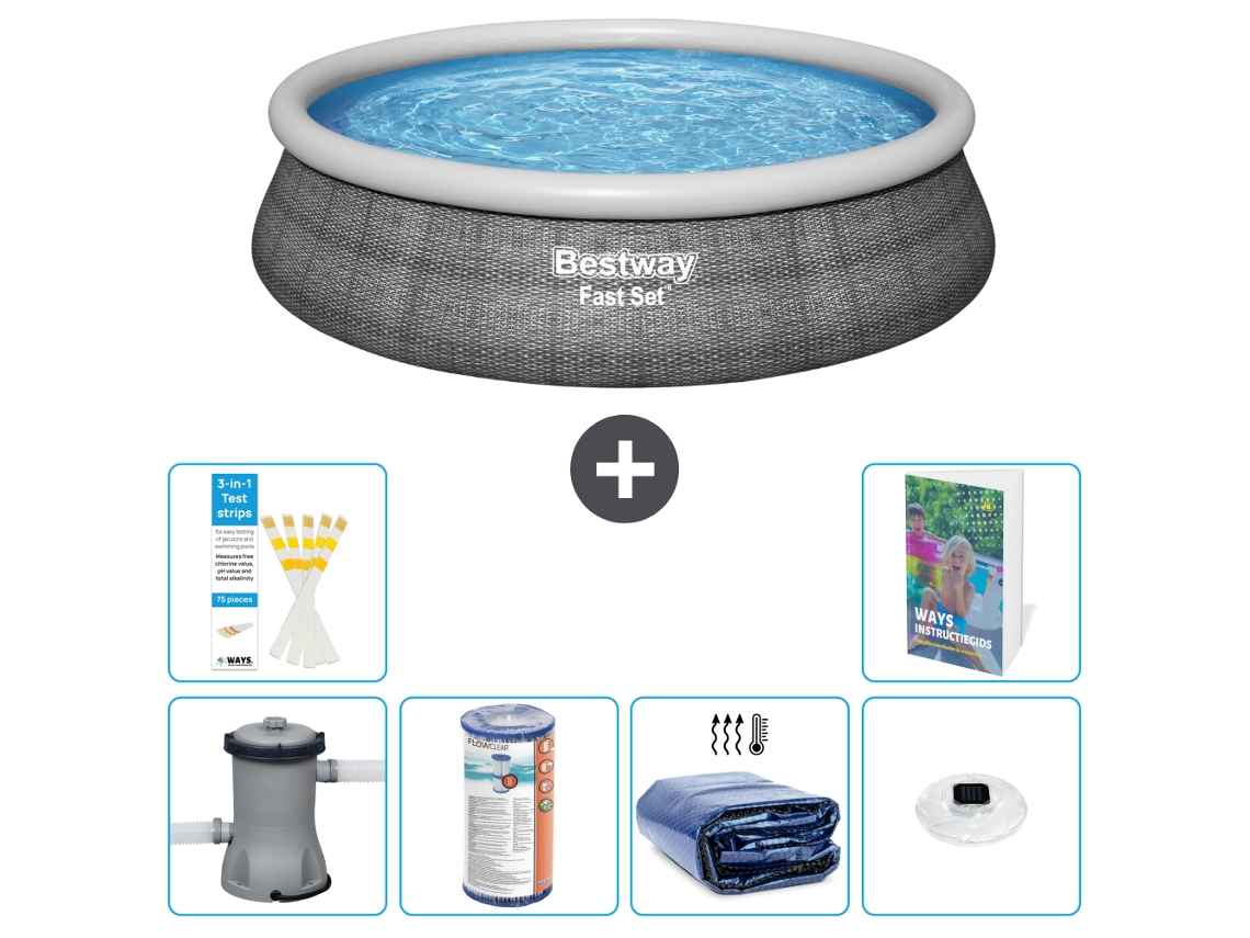 Bestway Piscina Bestway Fast Set Redonda - 457x84 Cm - 7-peças S275