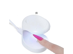 Mini Secador De Unhas De Dedo Único Com Lâmpada Led Uv Portátil Usb Para Uso Doméstico Ly Ebike