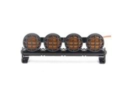 Estrutura Em Liga De Alumínio Com Luz Led Austar Para Peças De Automóvel Rc Cc01/d90/scx10/4wd