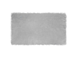 Vidaxl Tapete De De Ovelha Sintética Tafalla Cinzento 100 X 200 Cm