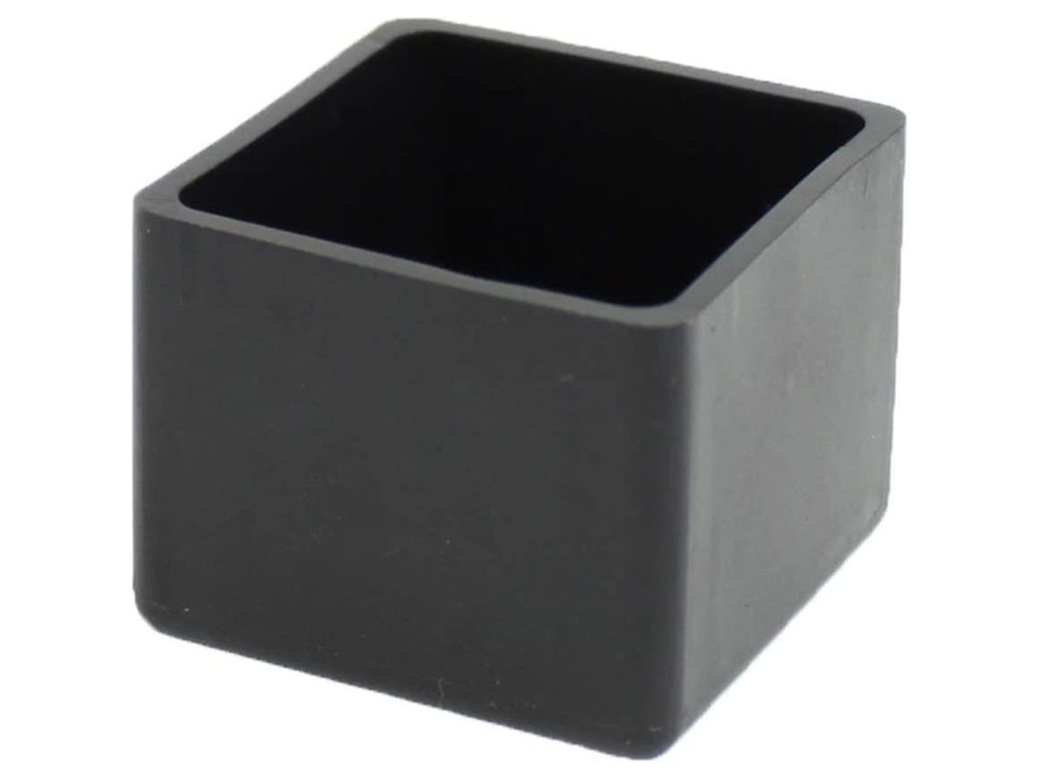 Nova Line capas de Borracha Quadrada 25mm para Pé de Mesa, Cadeira e Mobília Pacote de 16