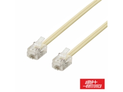 Cabo Telefone 6p4c Creme 7m Alpha