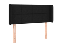 Cabeceira de cama C/ Abas Textile 93x16x78/88 cm marrom MAISON EXCLUSIVE