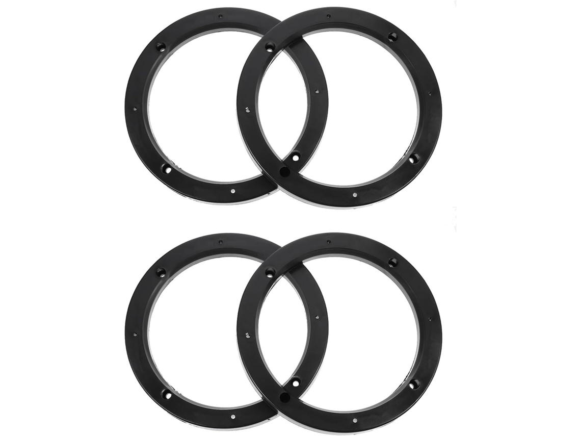 Espaçadores Para Alto-falantes De Carro, Montagem Sólida, Abs Preto, 2 Pares