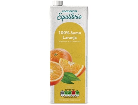 Sumo 100% Laranja CONTINENTE EQUILÍBRIO 1,5 lt