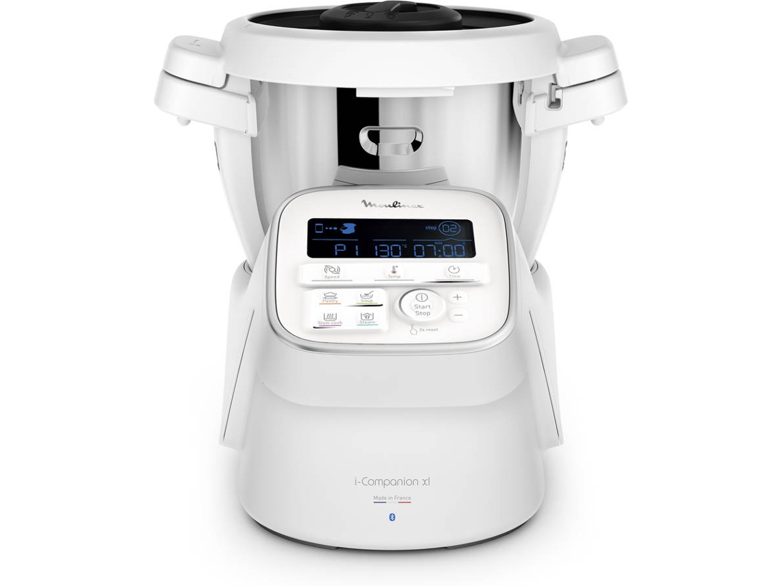 Robô de Cozinha MOULINEX  iCompanion HF9071F0 (3 L - Extremamente Silencioso - Branco)