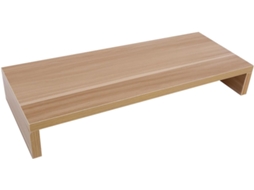 Suporte para Laptop, Acessório de Mesa em Madeira, 50 X 20 X 6 Cm SFUSHOS