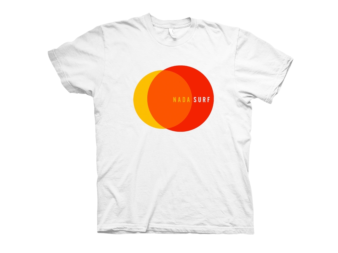 Camiseta Nada Surf 2 Circles ROCKINSTONE Unissex Adulto Mais Vendidas Tamanho: G
