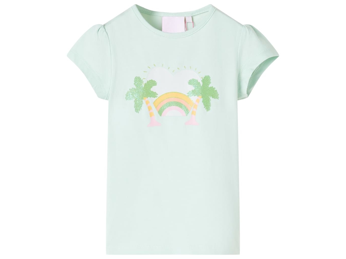 T-shirt Infantil Menta-claro 116